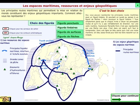 Croquis de géographie - Les espaces maritimes, ressources et enjeux géopolitiques screenshot 4