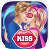 Girl Superhero And Ken Kissing