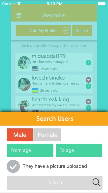 oV Users - Find more real usernames for ooVoo Messenger screenshot-4