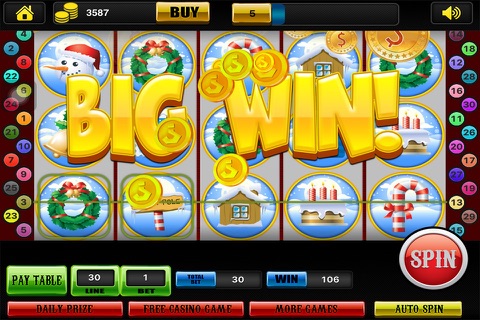 Winter Snowfall Casino - Pro Slots Las Vegas Video & Best Giveaways screenshot 2