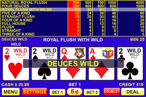 Video Poker - FREE Las Vegas Casino Video Poker Suite Classic Deluxe Games screenshot 4