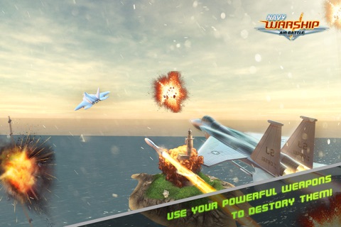 Navy Warship Air Battle - F16 & F18 Attacks screenshot 3