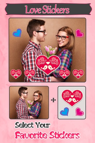 Love Sticker Makeup - Add Heart Touching Stickers to Your Pictures for Valentine's Day screenshot 2
