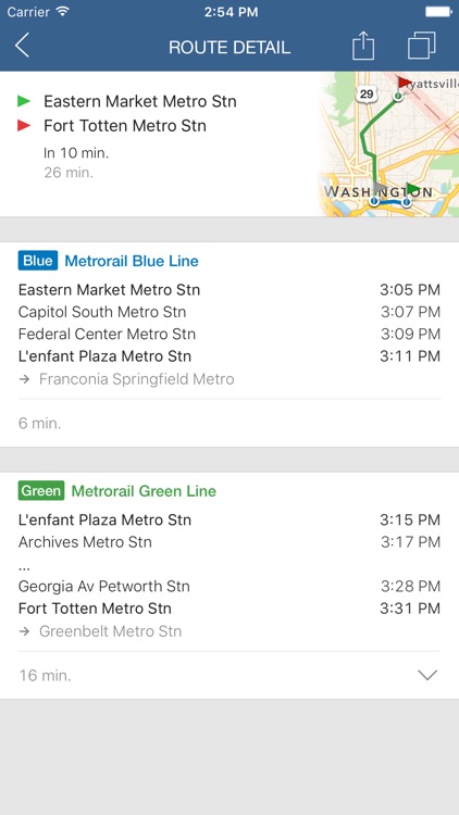 ezRide Washington Metro - Transit Directions for Bus and Subway including Offline Planner screenshot-3