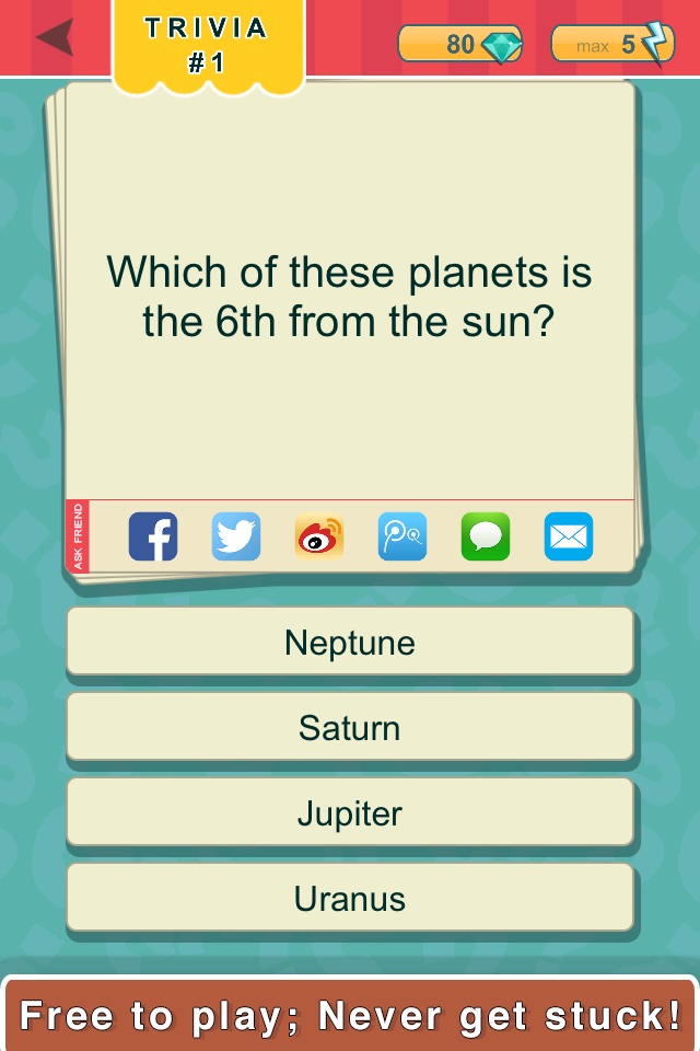 Trivia Quest™ Outer Space - trivia questions screenshot 4