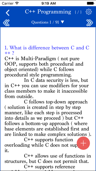 How to cancel & delete C++ Interview Questions from iphone & ipad 2