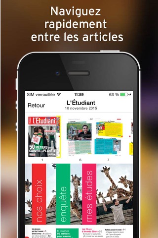 L'Etudiant - Magazine : orientation, vie étudiante, jobs, logements screenshot 2