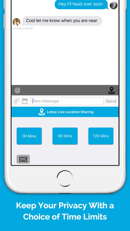 LoKey - The Location Sharing Keyboard screenshot-3