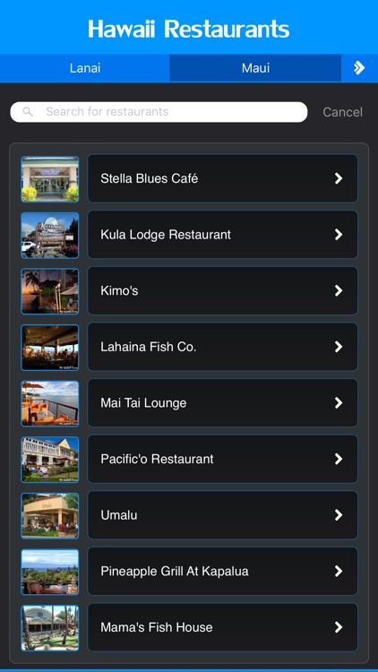 Hawaii Restaurants