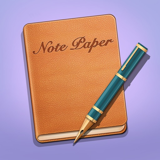 Note Paper for handwritten paper, old notebook