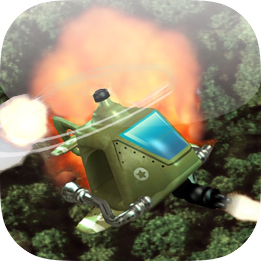 Helicopter Jungle Flight Mission Icon