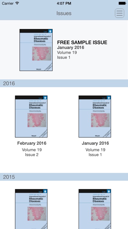 International Journal of Rheumatic Diseases