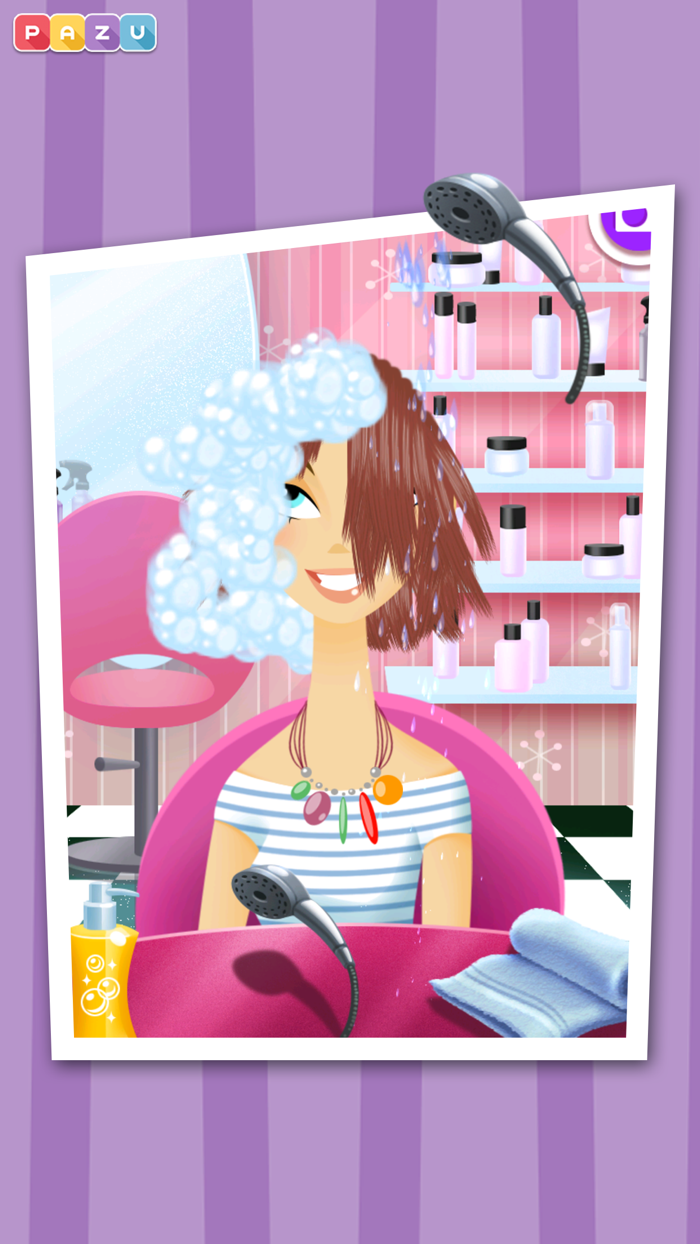 Girls Hair Salon - Hair Style  Makeover Game for Kids, by Pazu