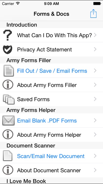Soldier Forms and Documents