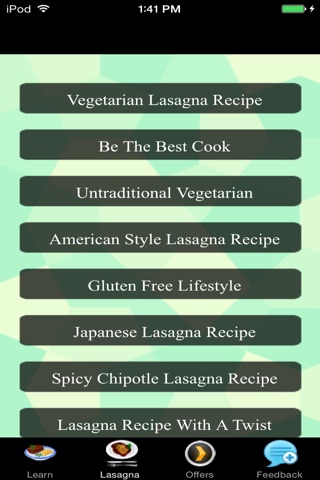 Lasagna Recipes - American Style screenshot 3