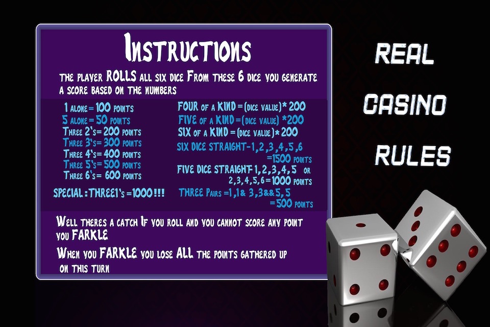 Addict Farkle - Deluxe Vegas Solo Free Casino Game screenshot 2