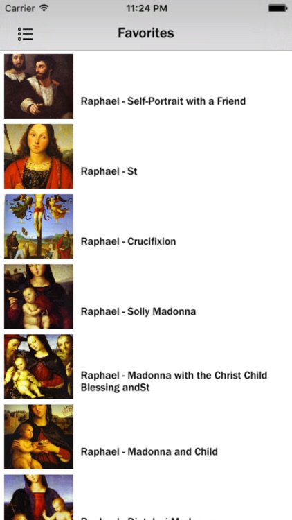 Raphael Artworks Info