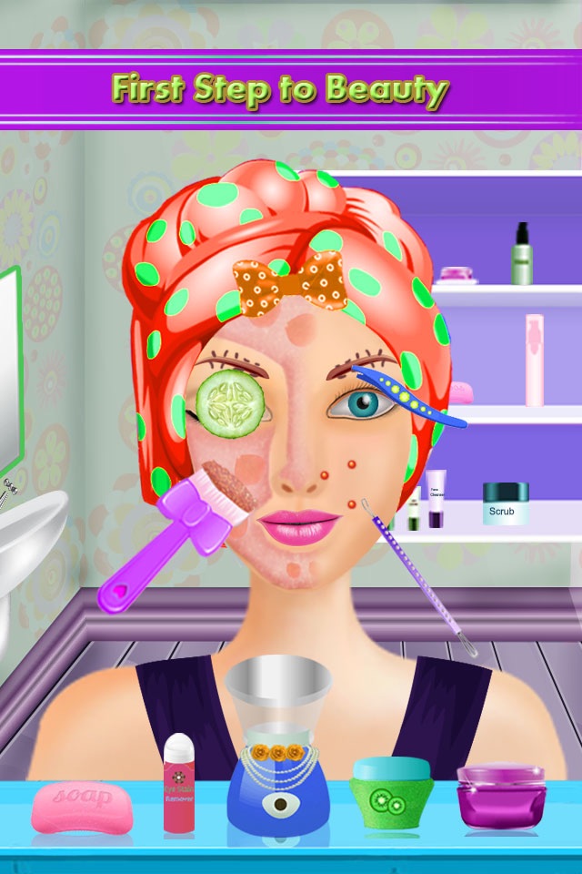 Party Girl Face Paint Salon - Superstar Girl screenshot 4