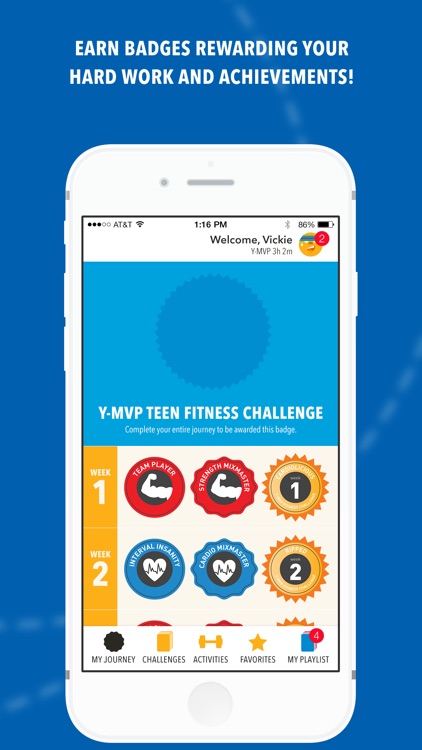 Y-MVP Fitness Challenge: Powered by NYC’s YMCA screenshot-4