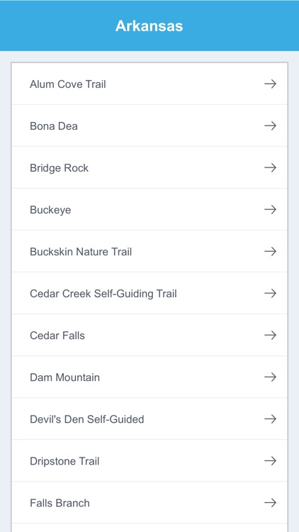 Arkansas Recreation Trails
