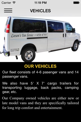 Larson's Van Service screenshot 4