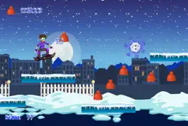 Game screenshot Christmas Snowman Snow-board Game Free mod apk