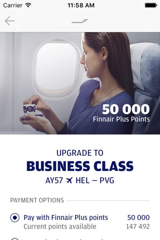 Finnair screenshot 2