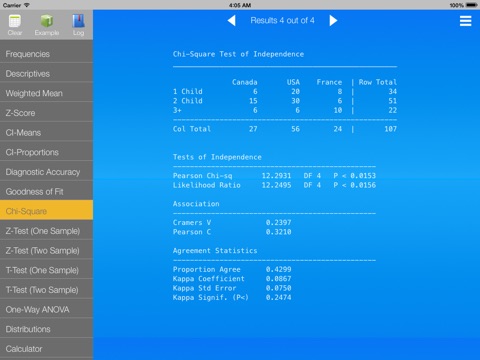 StatCalc for iPad screenshot 4