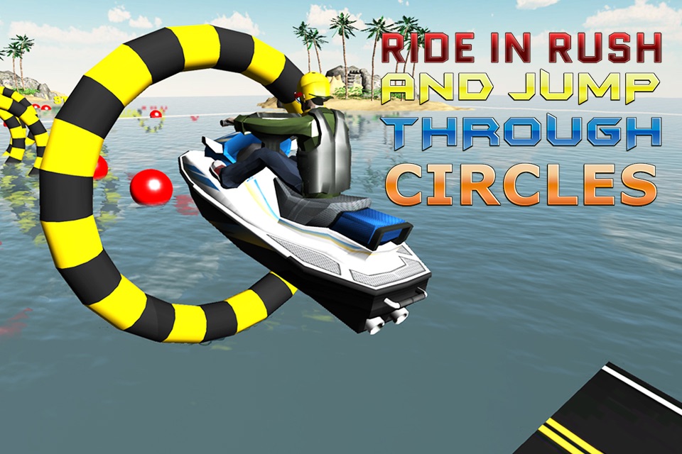 Jet Ski Simulator - Motorboat driving & parking simulation game screenshot 2