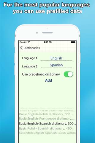 Vocab Lite - Learn and Improve Foreign Language Vocabulary screenshot 3