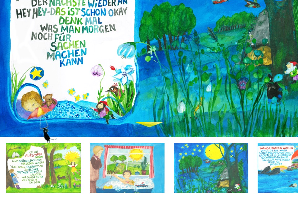 Lieder für Kinder - deutsche Musik zum mitsingen!  Das Liederbuch mit Kindermusik "Alles wird grün" für den Kindergarten und die ganze Familie - Kinderlieder von Johannes Stankowski screenshot 4