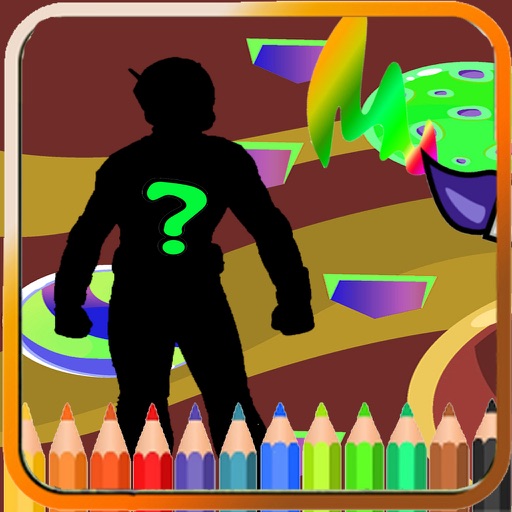 Colouring Book Spi Ant Man Edition iOS App