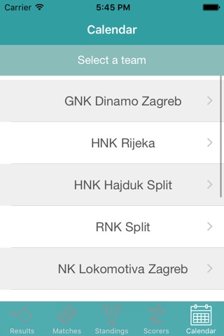 InfoLeague - Information for Croatian First League - Matches, Results, Standings and more screenshot 2