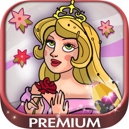 Paint tale princesses - princesses coloring book - Premium icon