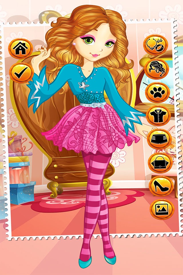 Dress Up Games For Girls & Kids Free - Fun Beauty Salon With Fashion Spa Makeover Make Up screenshot 2