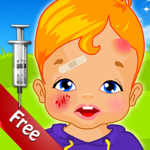 First Aid Kit - care,home doctor Hospital,free Kids Games. Icon