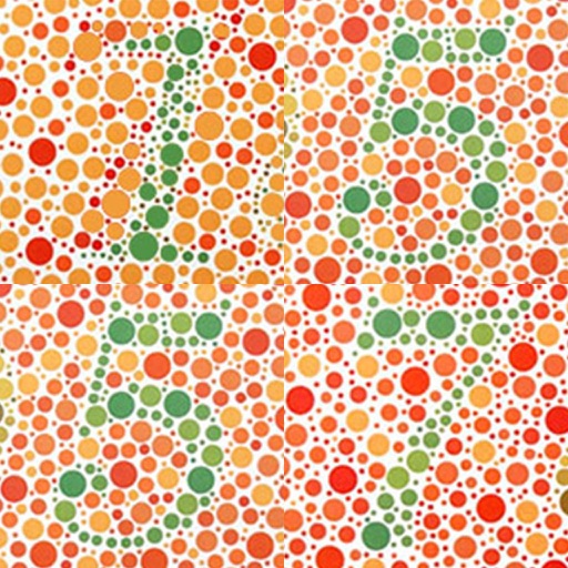 Speed Match - Color Blind Number Icon