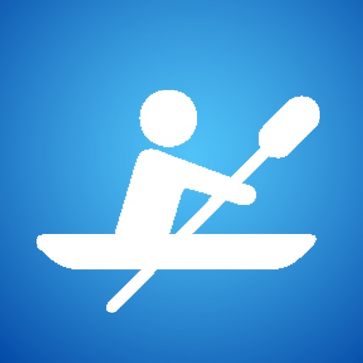 Rowing Tracker for Kayaking, Rafting and Water Sports Icon