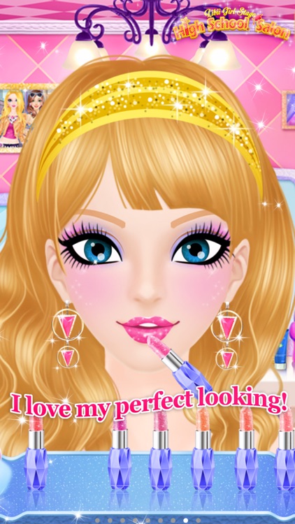 High School Salon - Girls Makeup, Dressup and Makeover Games