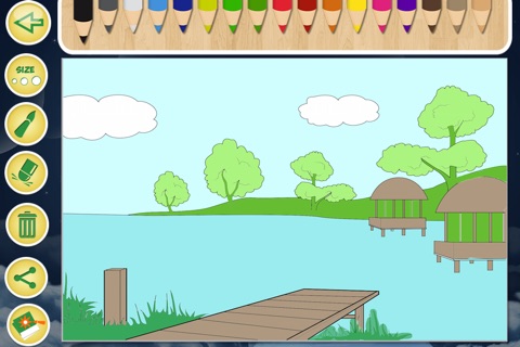 Kids Digital Sketch Paint - new kids digital coloring book screenshot 2