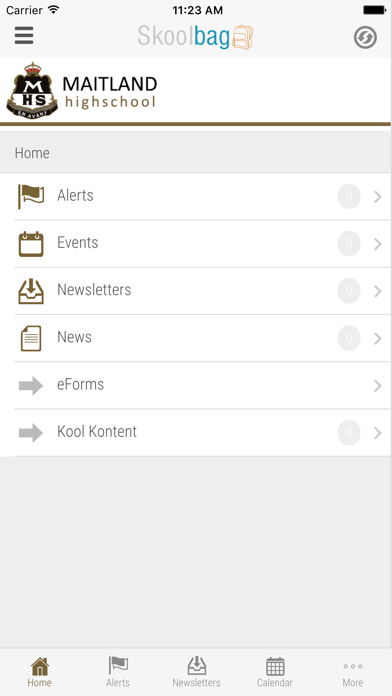 How to cancel & delete Maitland High School - Skoolbag from iphone & ipad 2