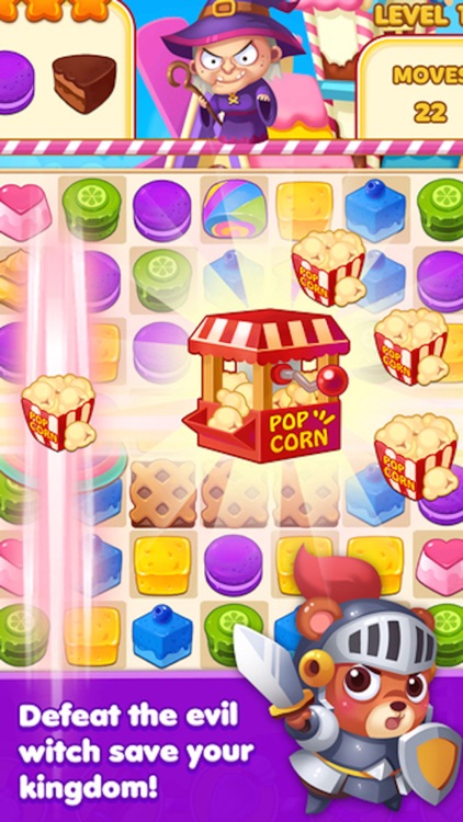 Candy Cake Boom - 3 match splash desserts puzzle game screenshot-4