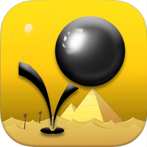 Bouncy Ball Sticky Jump iOS App