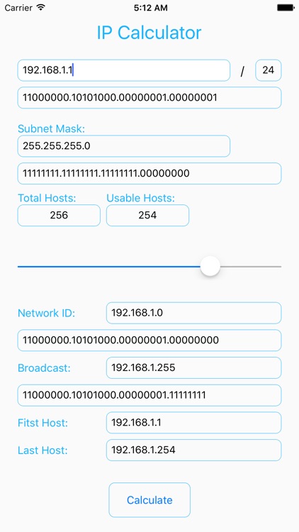 IP Calculator by Jonas Kohler