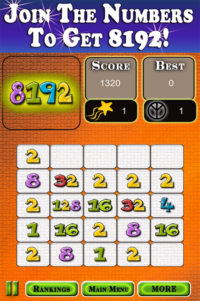 8192 -The Bigger Brother of 2048, Free Puzzle Game screenshot 2
