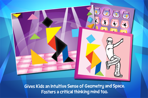 Kids Learning Puzzles: Dance, Tangram Playground - náhled