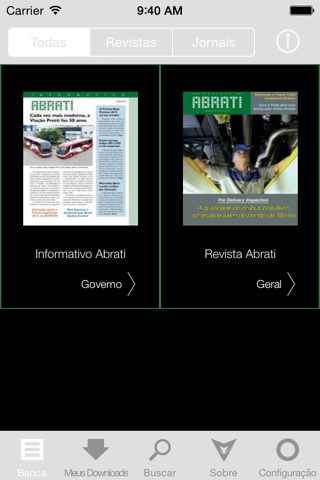 Revista e Informativo Abrati screenshot 2