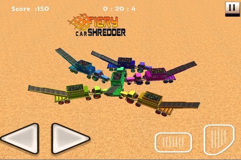 Fiery Car Shredder screenshot 3
