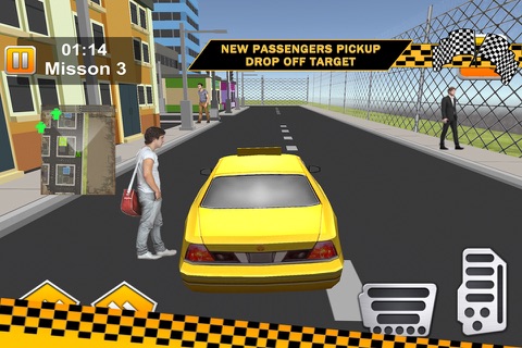 3D Taxi Car Driver Parking Game screenshot 3