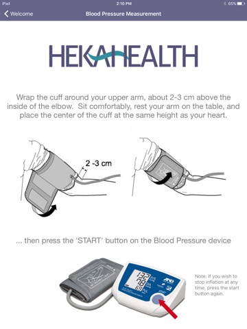 Heka Blood Pressure Station screenshot 2